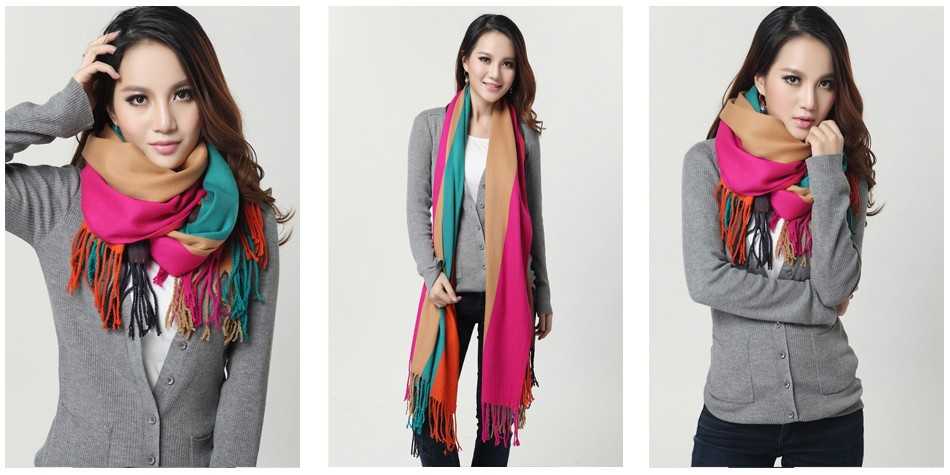 Как завязывать красиво шарф на пальто или куртку? 100 вариантов