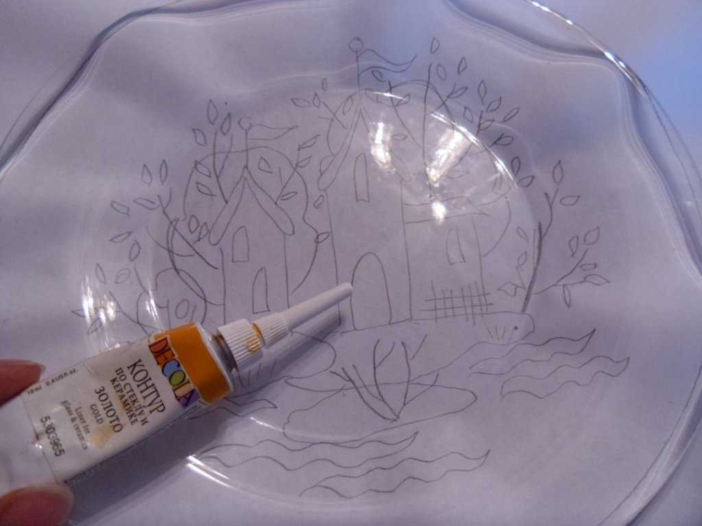Витражные краски по стеклу: как сделать шикарные тарелки своими руками по шаблонам
