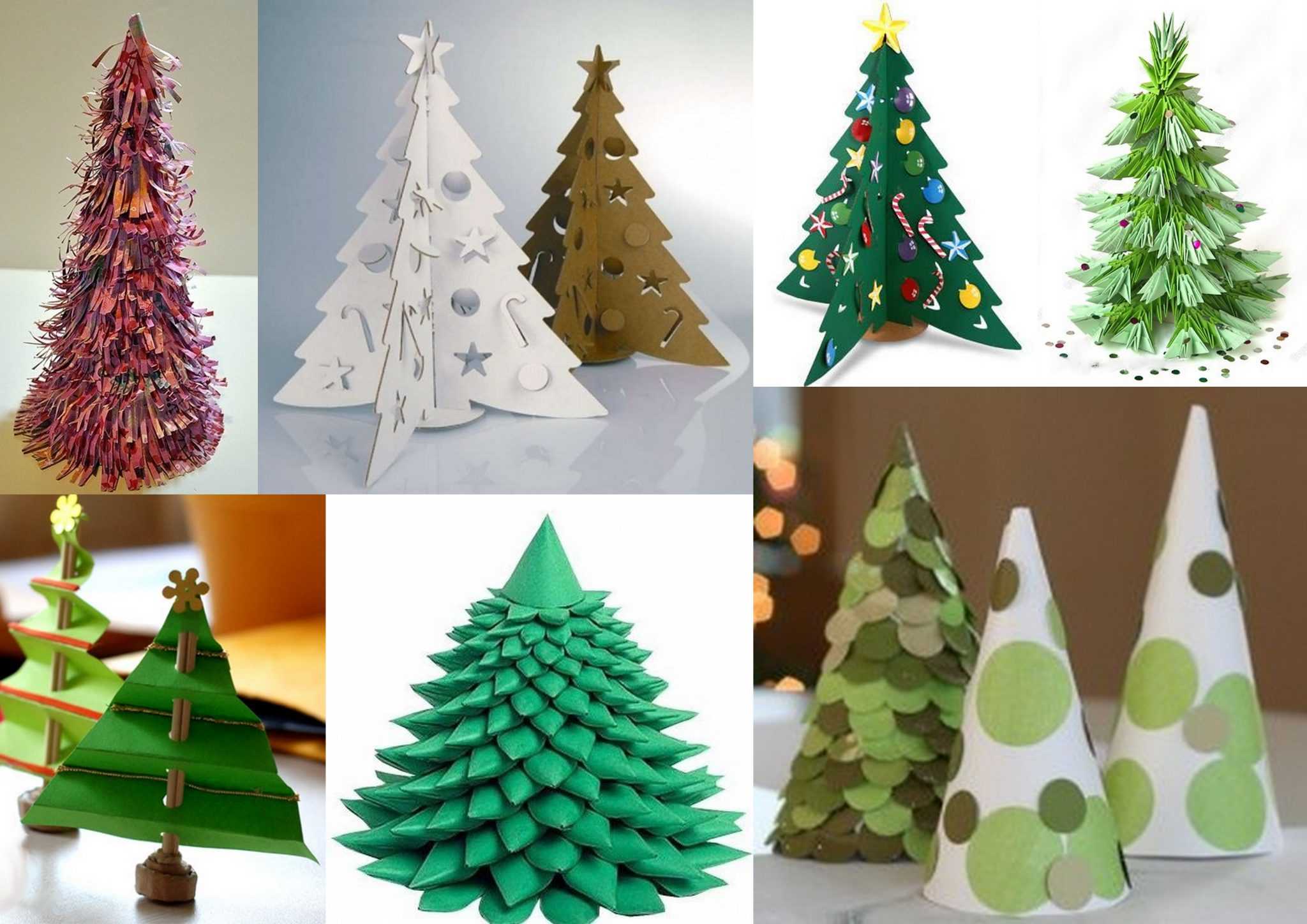 Как сделать конус из бумаги, картона для елки: фото пошагово
