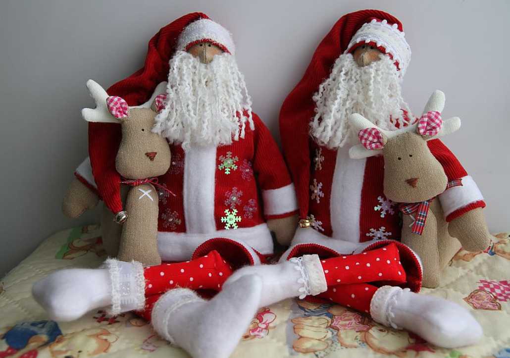 Дед морозы своими руками: 4 варианта поделки с шаблонами