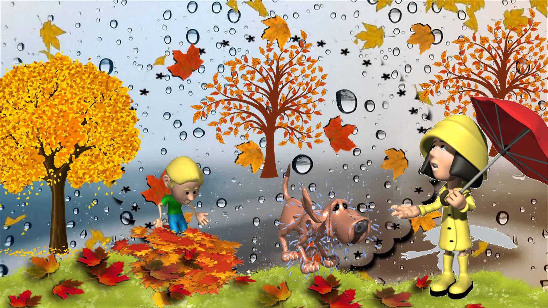 Как нарисовать осень легко и красиво в детский сад и школу дочки - матери