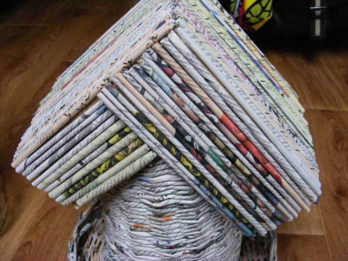 Лучшие способы плетения из газетных трубочек (50 фото) — рекомендации для начинающих