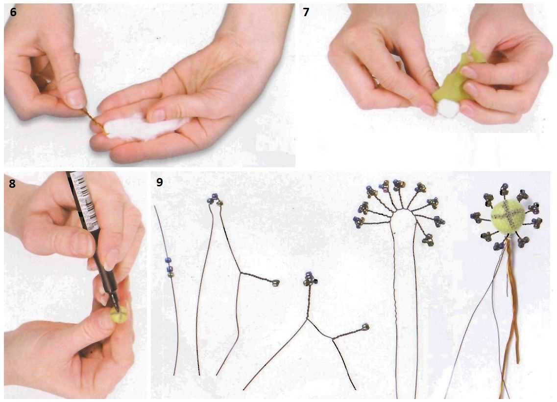 Тычинки для цветов своими руками – мастер - класс по их созданию для любительниц рукоделия представлен в данной статье