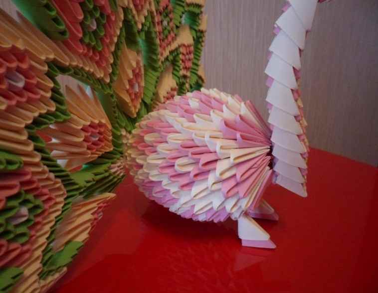 Петух из модулей оригами: мастер класс с пошаговыми фото и видео для начинающих