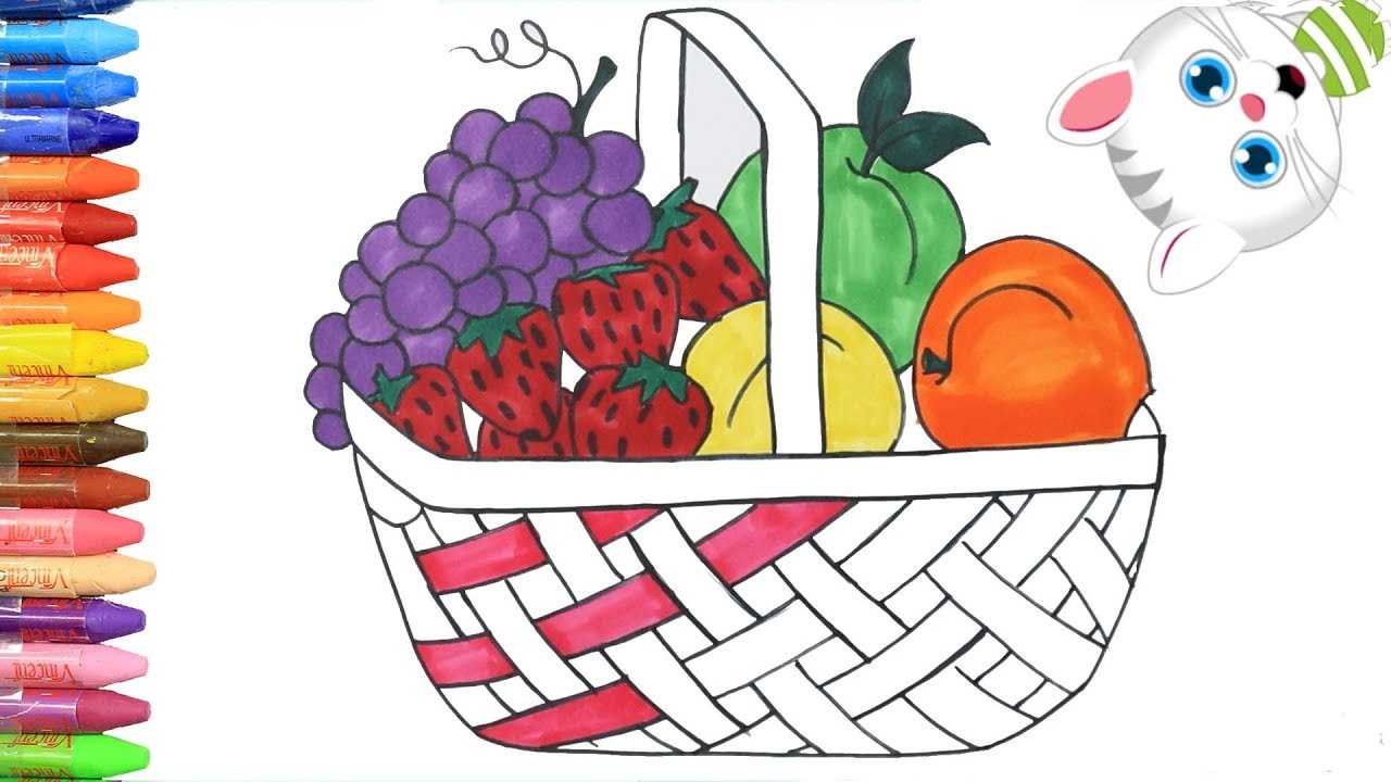 Раскраски овощи и фрукты для детей скачать и распечатать