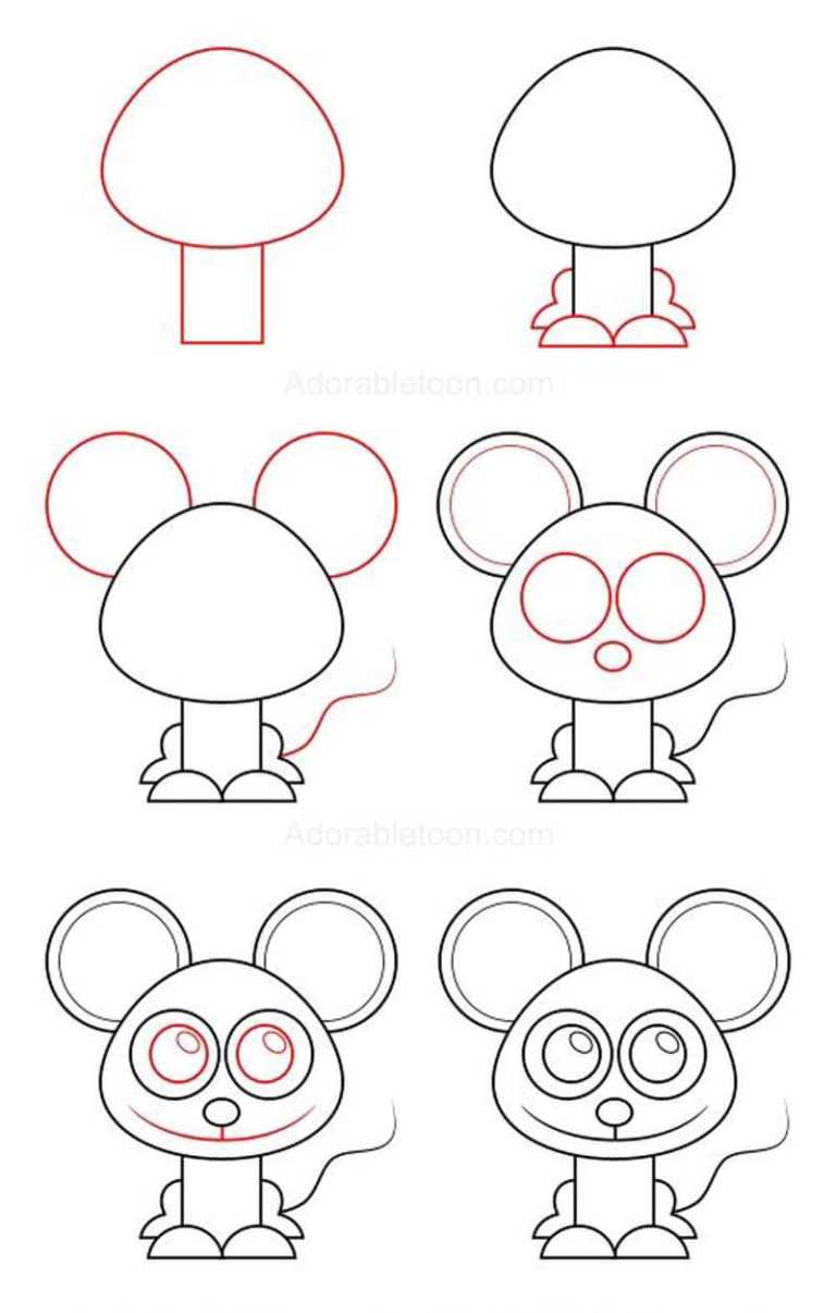 Как нарисовать мишку красиво для детей поэтапно