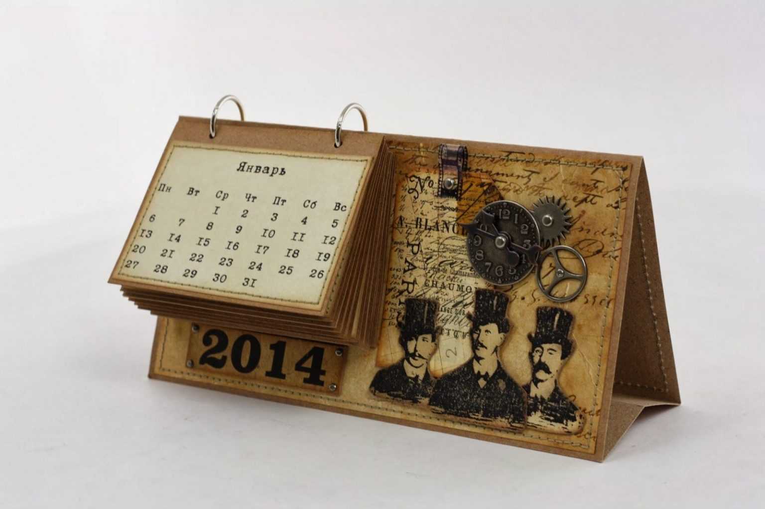 Вечный календарь своими руками из дерева: мастер-класс с фото и видео