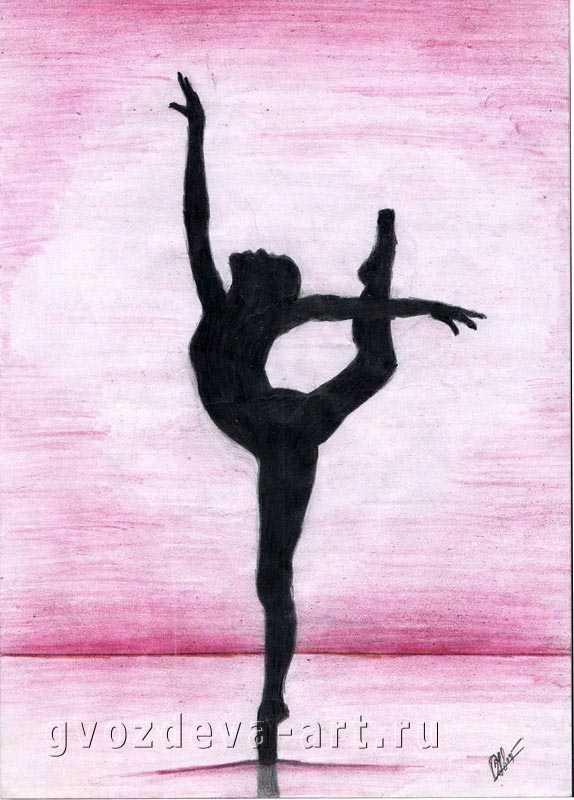 Как нарисовать балерину легко и просто поэтапно