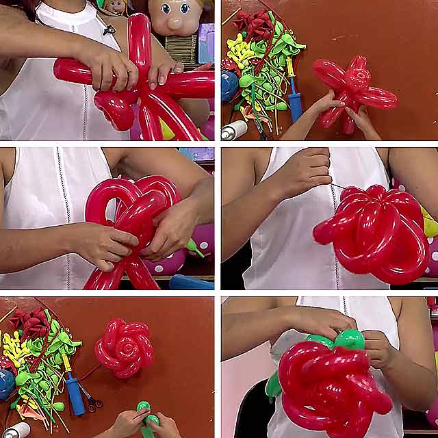 Цветы из шариков своими руками: пошаговая инструкция (фото + 4 видео)