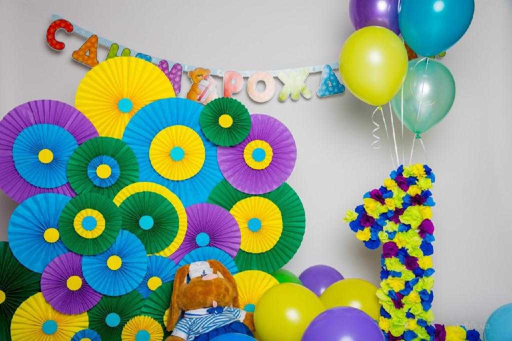 Как украсить комнату на день рождения, фотозона своими руками