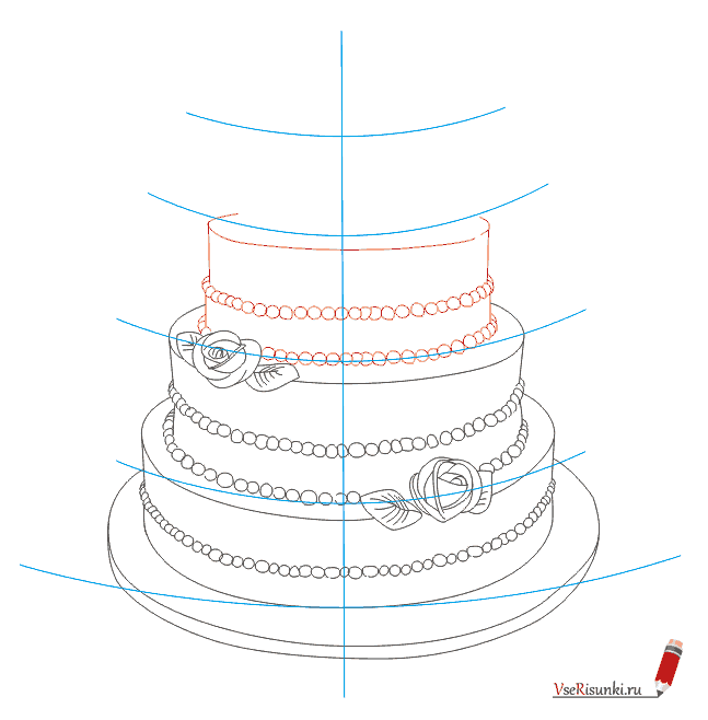 Как нарисовать торт поэтапно карандашом (59 фото) - легкие мастер-классы по рисованию торта
