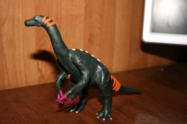 Как слепить динозавра из пластилина — пошаговая инструкция с фото