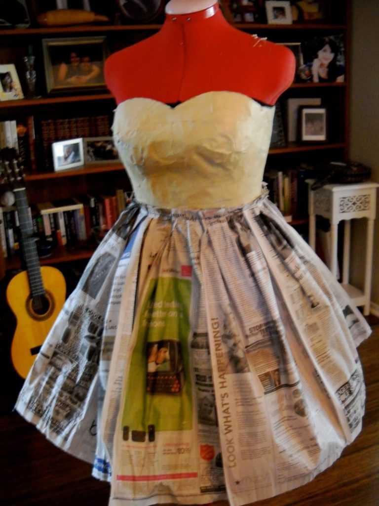 Платье из бумаги своими руками: пошаговая инструкция + мастер-класс. топ-200 фото лучших идей