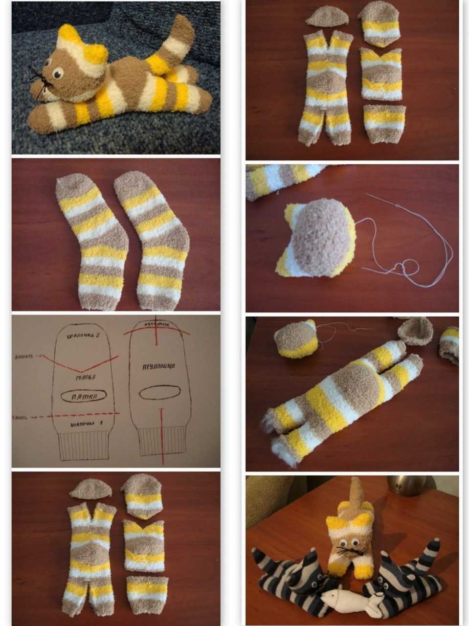 Поделки из носков (200 фото лучших идей) - инструкция для сложных и простых поделок. мастер-класс + видео