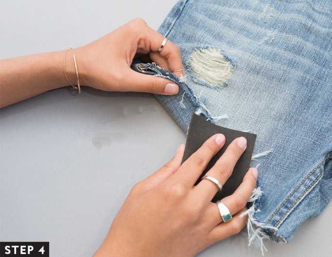 Как обрезать джинсы чтобы они были стильные
