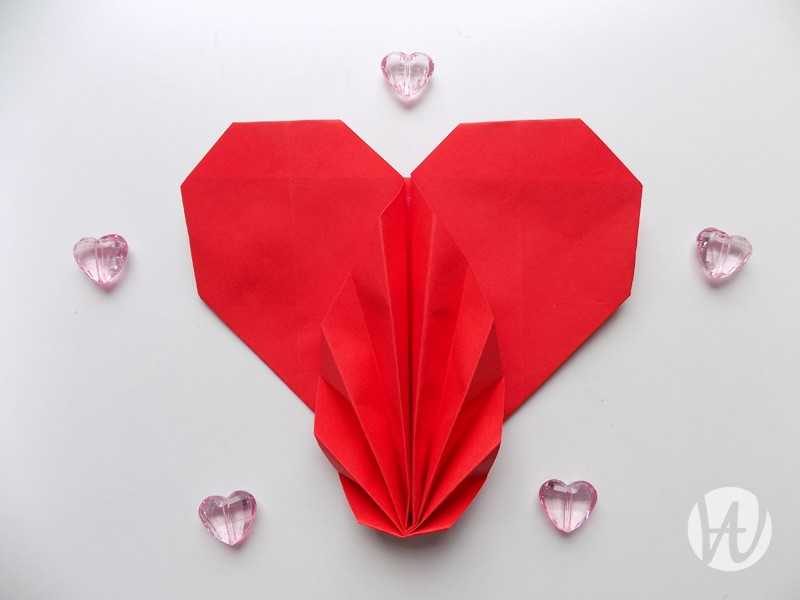Изготовление сердца из бумаги в технике оригами: мастер-класс и описание простых способов как можно сделать сердечко (100 фото-идей)