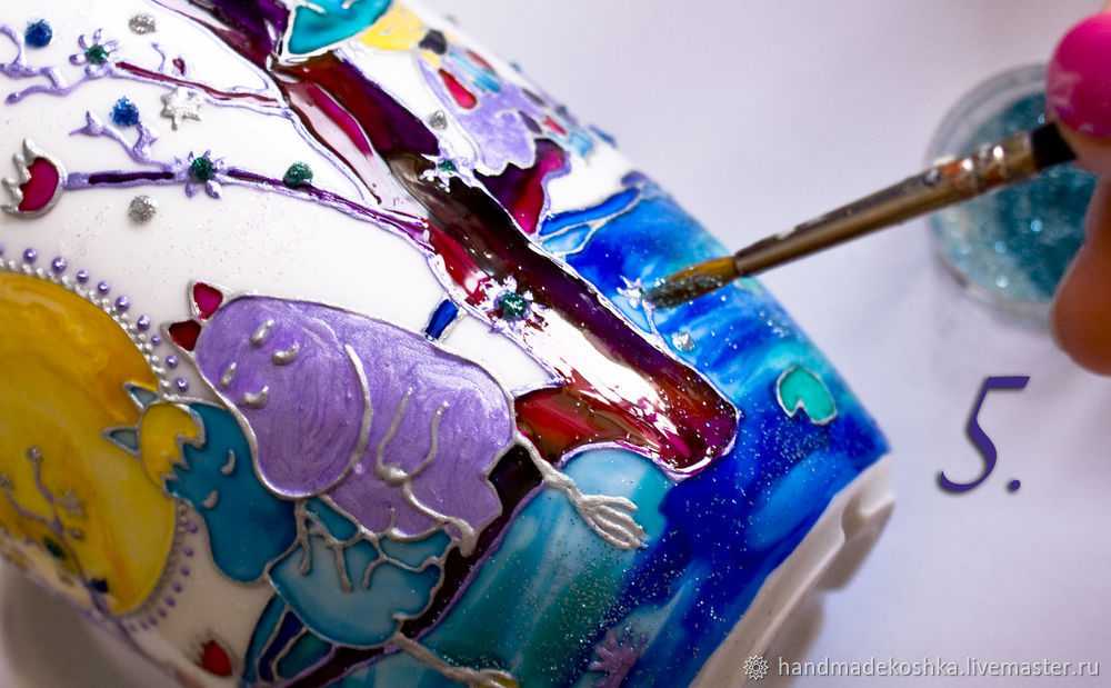 Роспись по керамике: мастер класс акриловыми красками и глазурью своими руками