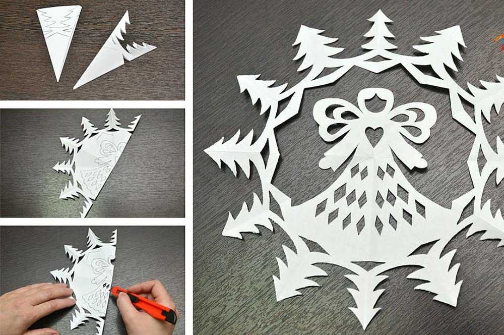 Как вырезать снежинки из бумаги своими руками: поэтапно, красивые, схемы для начинающих (фото)