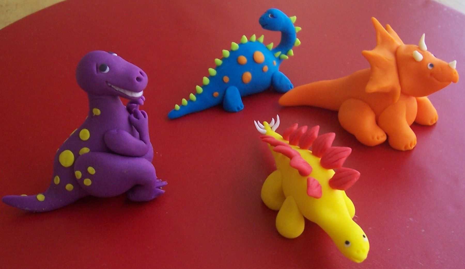 Лепим динозавров из пластилина :: syl.ru