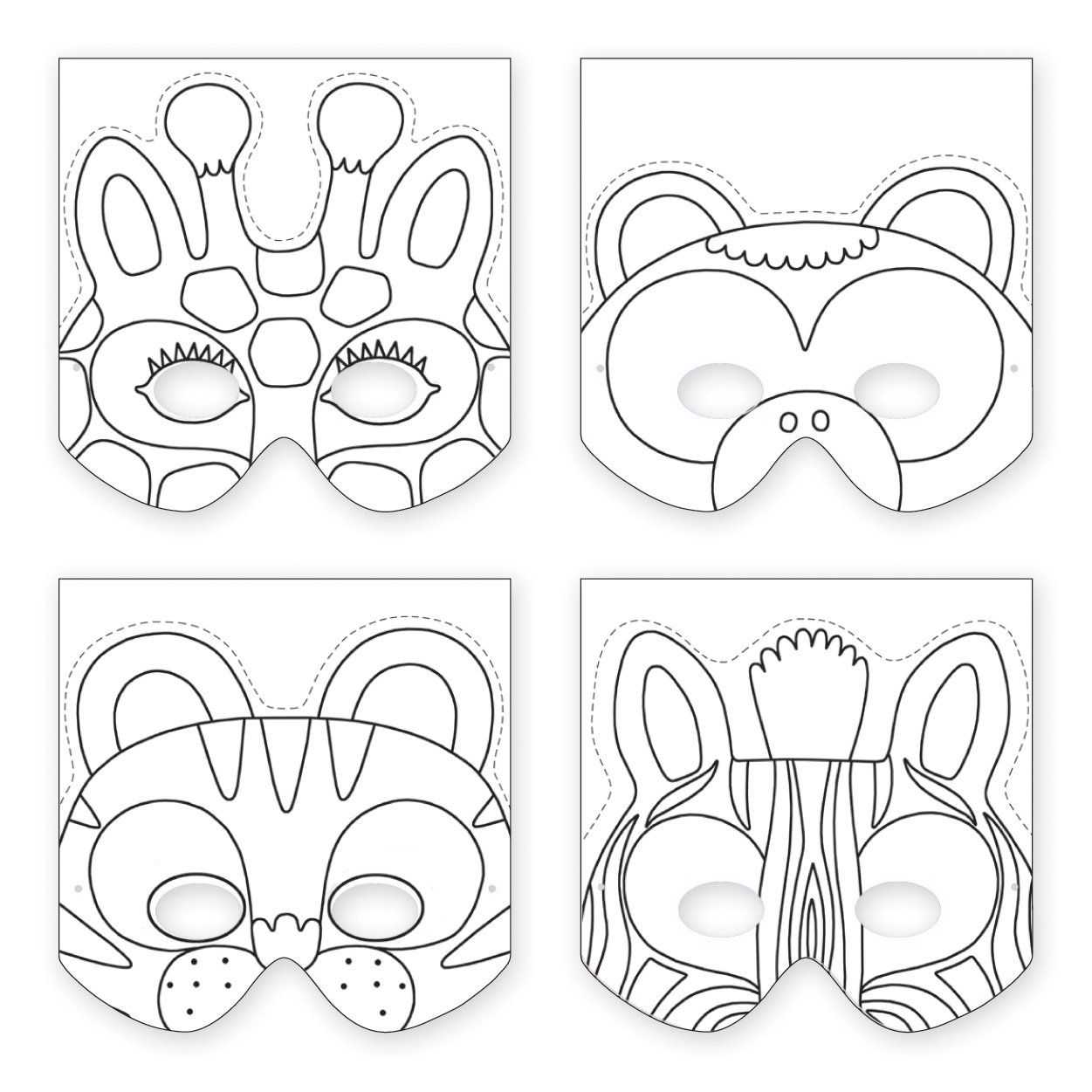 Карнавальные маски своими руками: шаблоны, новогодние маски для детей, маски герои мультиков, маски животных. мастер-класс с пошаговыми фото