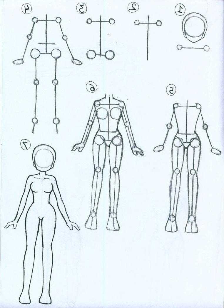 Рисуем фигуру человека: пошаговая инструкция