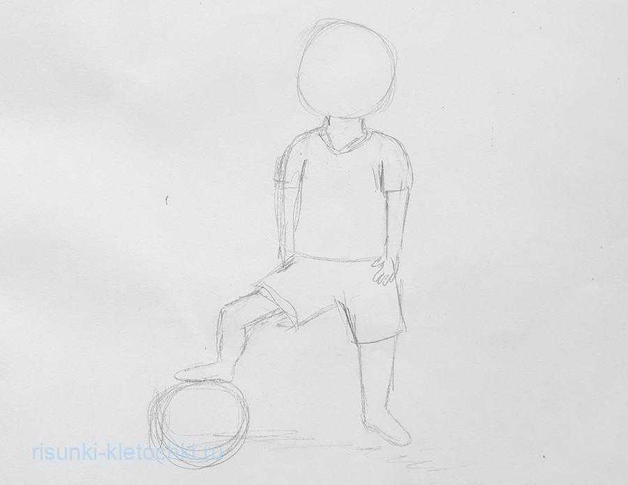 Как нарисовать футбольный мяч поэтапно карандашом - легкие мастер-классы для начинающих