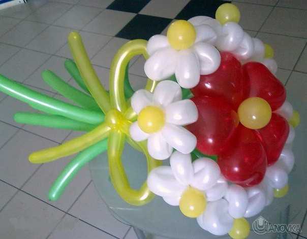 Цветы из использованных воздушных шаров своими руками. мастер-класс с пошаговыми фото