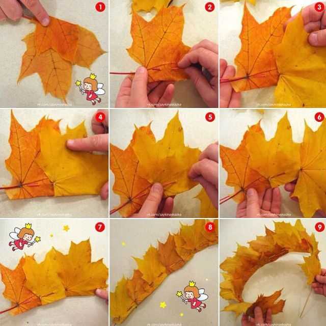 Осенние поделки: варианты простых поделок для детей, мастер-класс по изготовлению своими руками + простые схемы и шаблоны