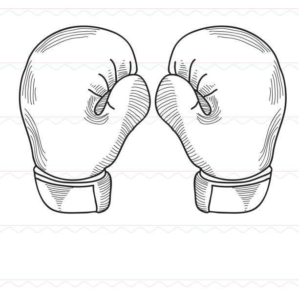Как нарисовать боксера. как рисовать боксерские перчатки