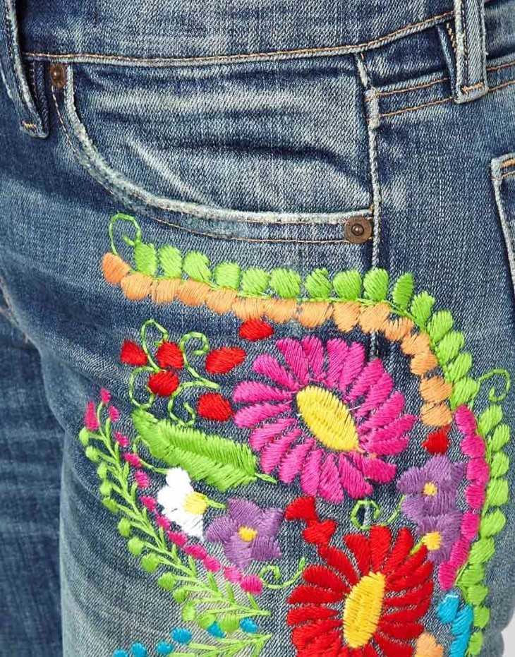 Как украсить джинсы своими руками (97 фото), декор и аппликации мастер-классы