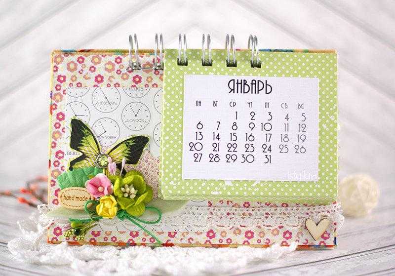 Как сделать календарь своими руками :: syl.ru