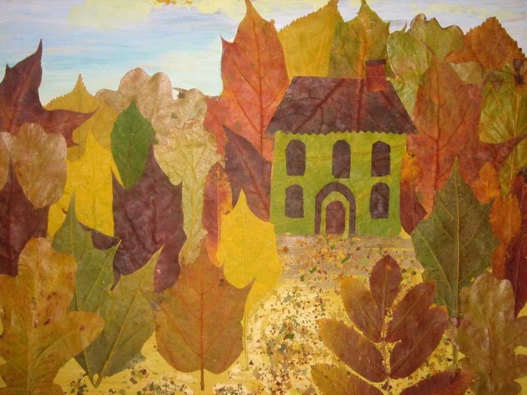 Осенние поделки из листьев на тему золотая осень: как сделать своими руками в садик и школу | все о рукоделии