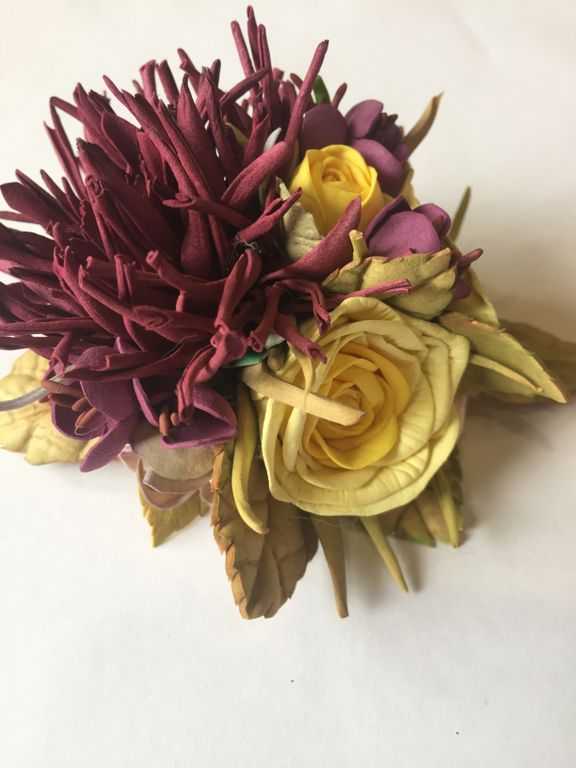 Сакура из фоамирана: мастер-класс с цветами и веткой, фото