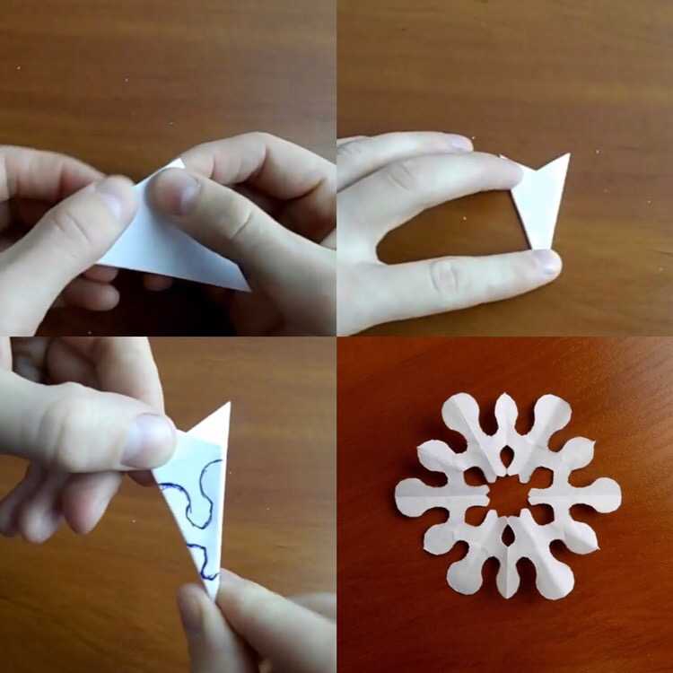 Снежинка из бумаги своими руками. шаблоны, схемы, видео