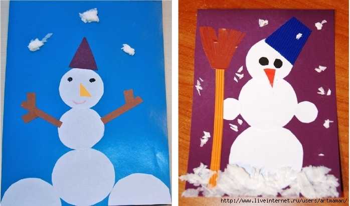 Как сделать снеговика из бумаги (53 фото)