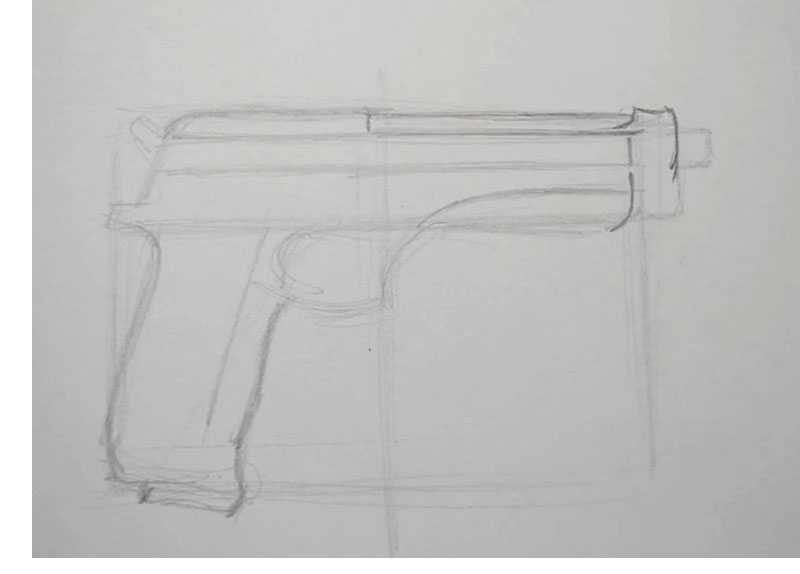 Как нарисовать оружие карандашом? поэтапная инструкция для начинающих  :: syl.ru
