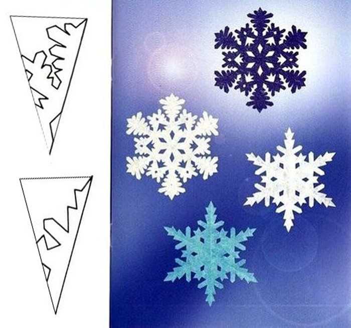 Объёмные снежинки из бумаги своими руками на новый год 2021: схемы, шаблоны, фото