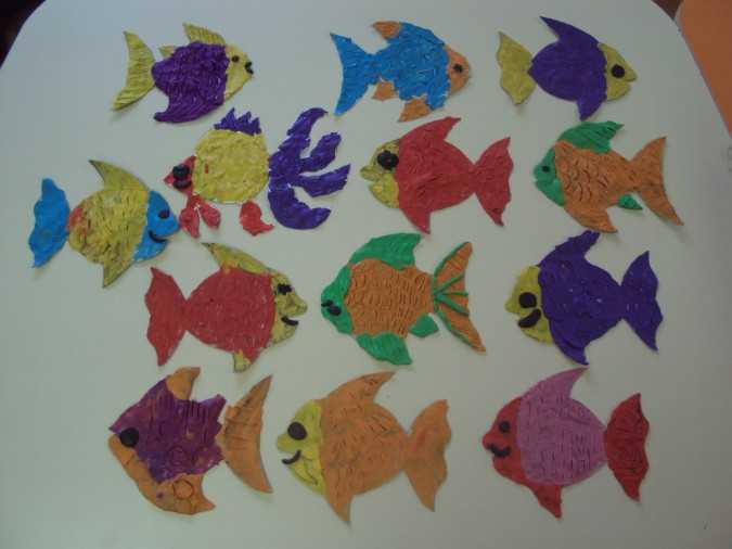 Конспект занятия по аппликации «рыбки в аквариуме» в подготовительной группе. воспитателям детских садов, школьным учителям и педагогам - маам.ру