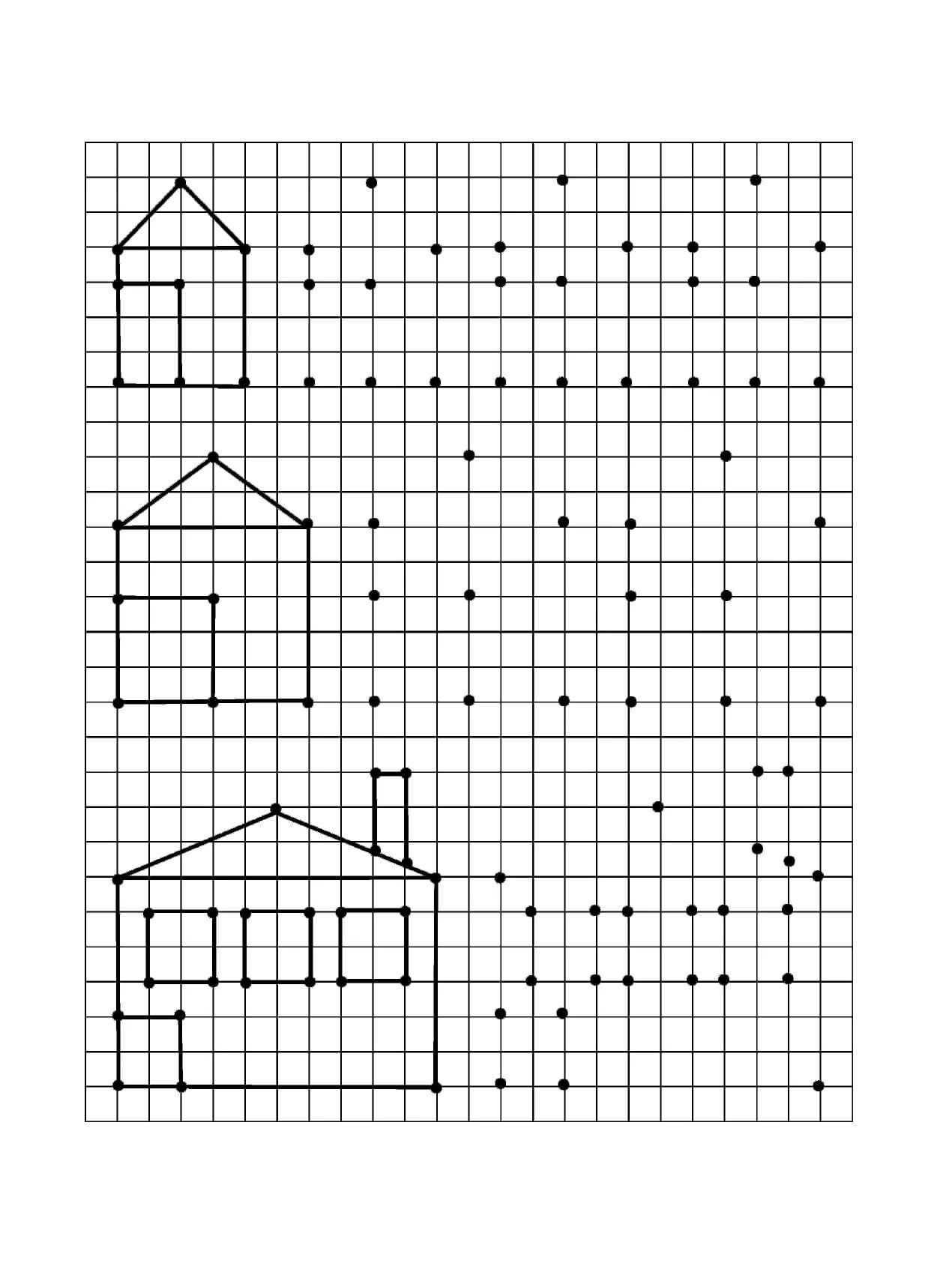 Рисование по клеточкам для детей 6-7 лет в тетради: схемы и шаблоны