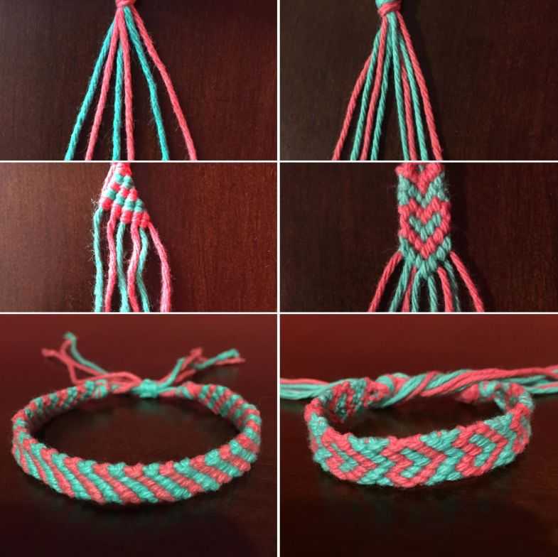 Фенечки из ниток: пошаговая инструкция со схемами плетения фенечек своими руками, фото лучших идей браслетов для начинающих