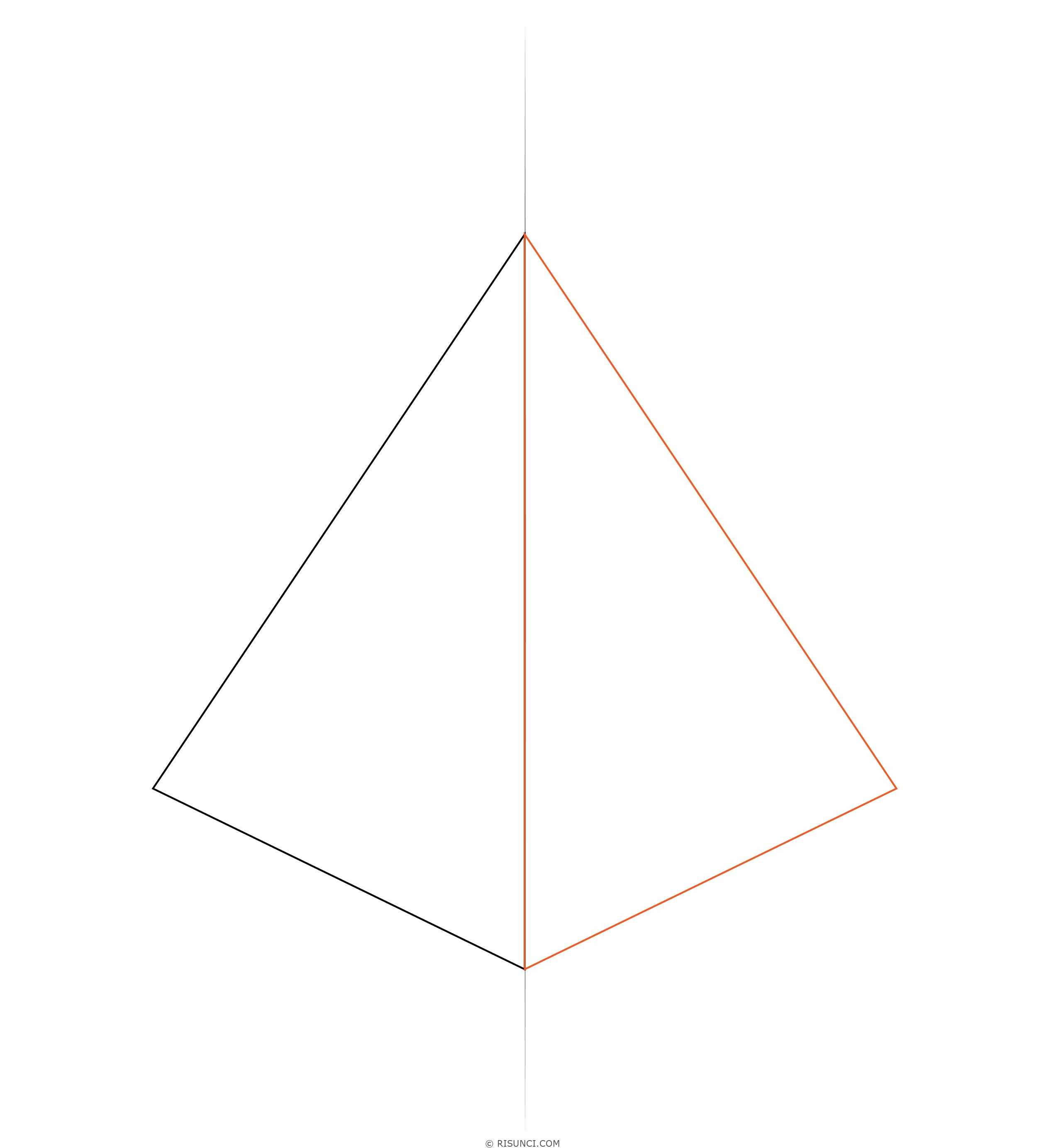 Как рисовать 3d-пирамиду на бумаге: видеопример