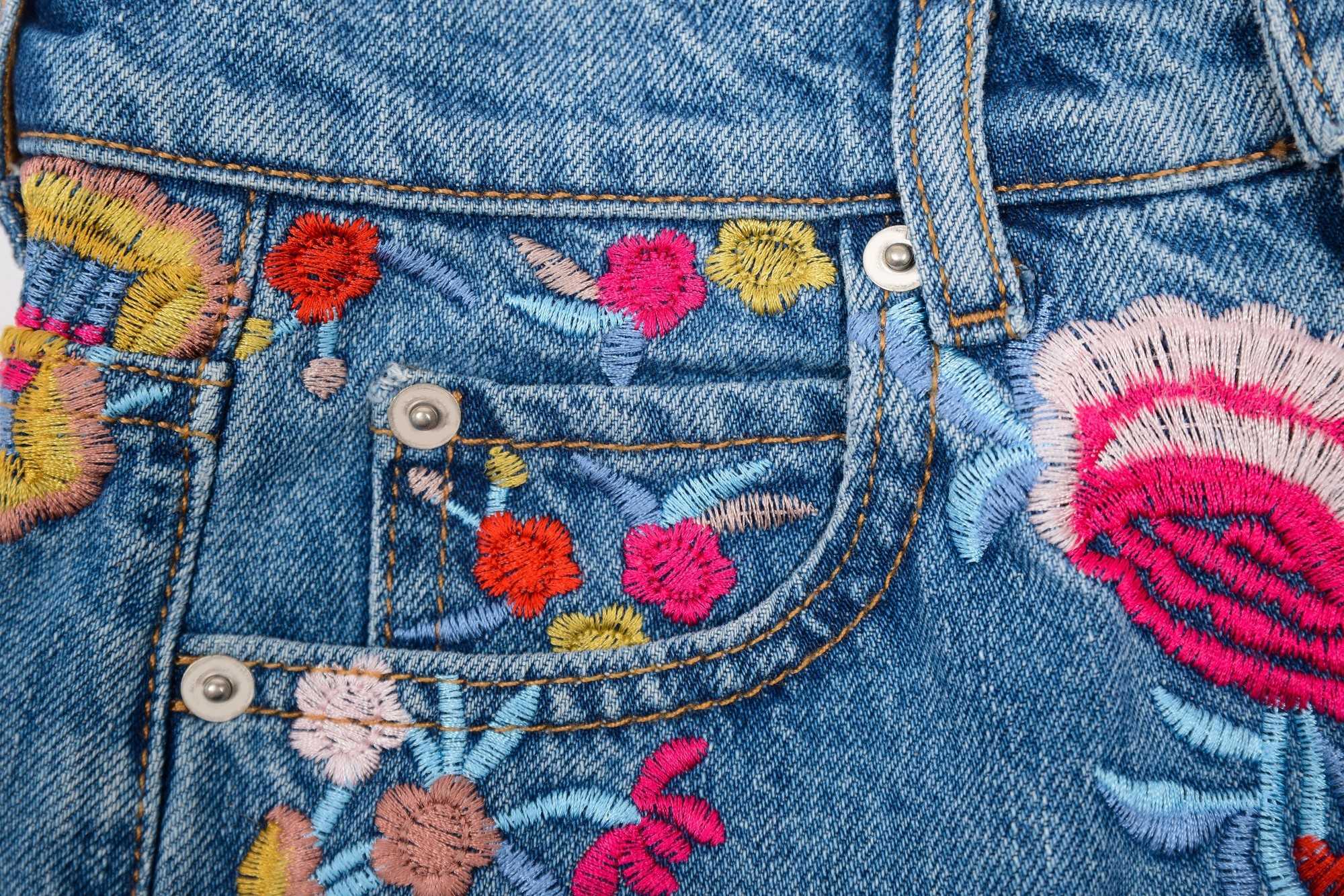 Вышивка на джинсах своими руками со схемами: схемы с фото