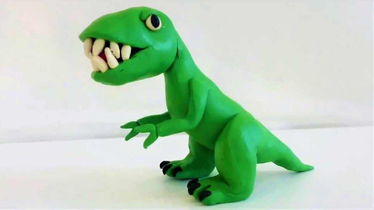 Динозавр из пластилина поэтапно: фото интересных идей и примеров моделей для лепки, учимся лепить динозавра своими руками