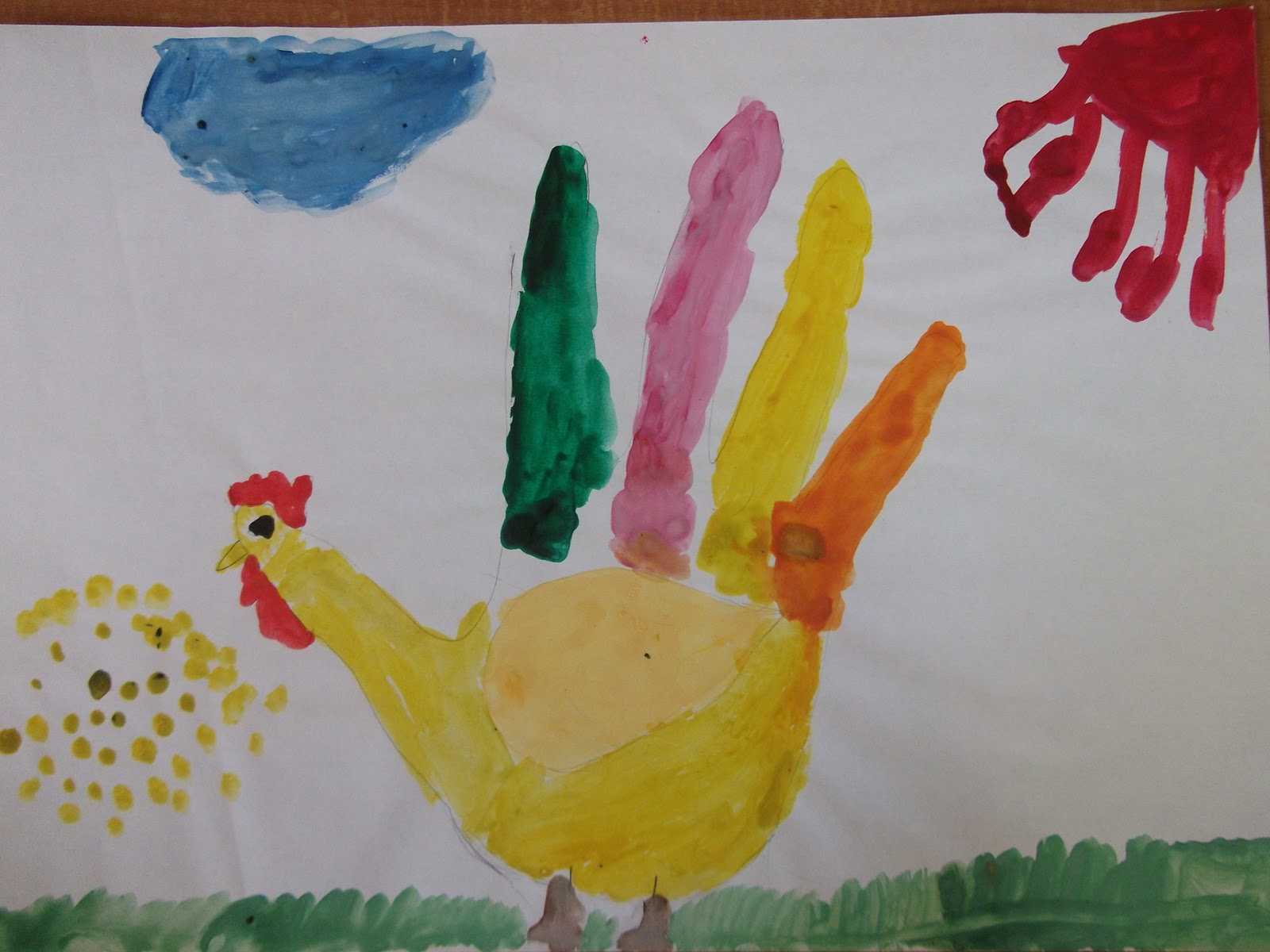 Открытое занятие с детьми младшей группы по нетрадиционной технике рисования «птички клюют ягоды». воспитателям детских садов, школьным учителям и педагогам - маам.ру