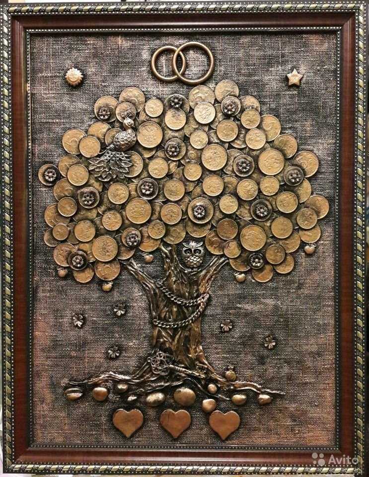 Денежное дерево из монет – сильный талисман фен шуй