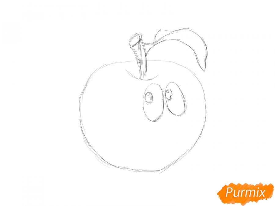Как нарисовать яблоко карандашом поэтапно: легкий мастер-класс рисования яблока, советы с картинками и описанием