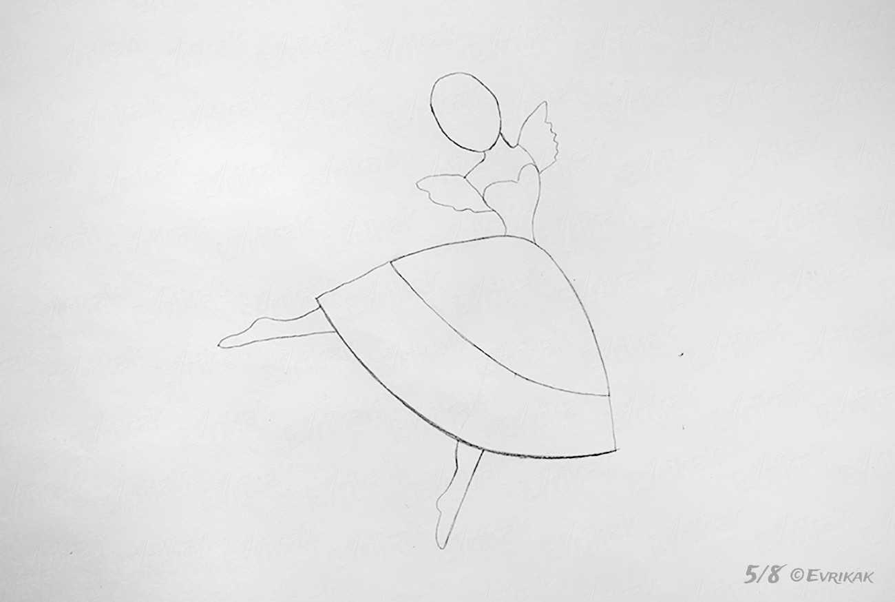 Как нарисовать балерину карандашом поэтапно: легкая инструкция для начинающих. учимся рисовать балерину красками